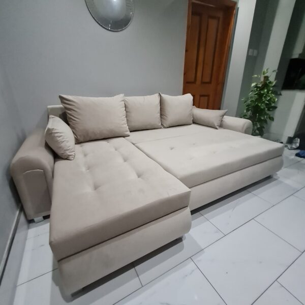 Berlin corner sofa bed with storage - Image 22