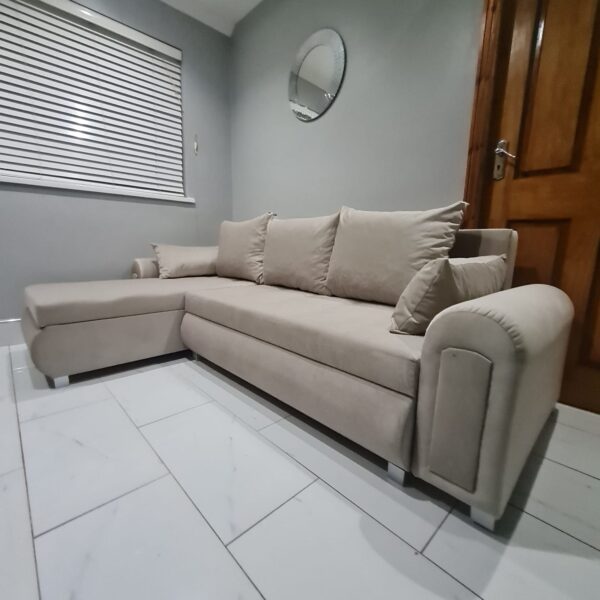 Berlin corner sofa bed with storage - Image 21