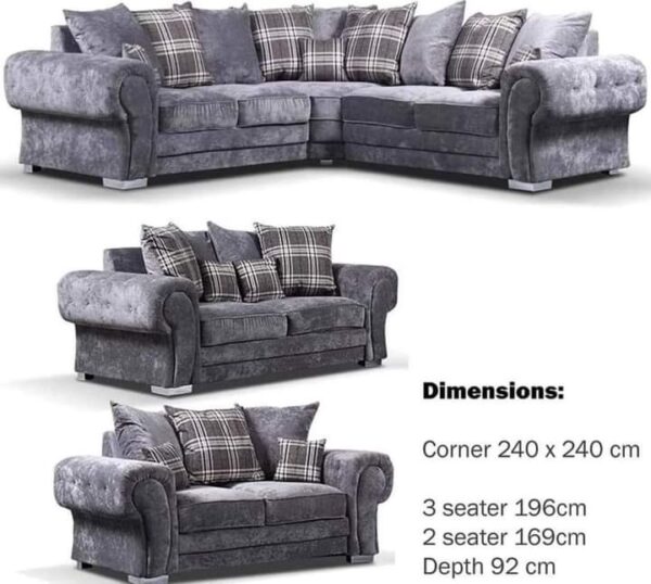 Verona corner sofa 3+2 seater - Image 15