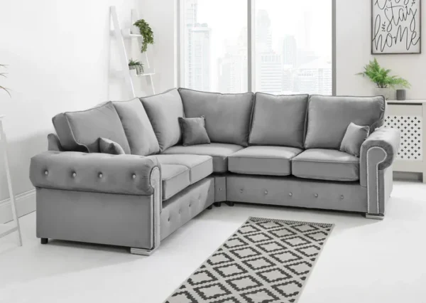 Ashwin 5-Seater High Back Corner Sofa - Image 7