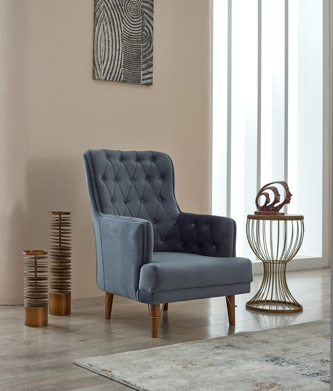 "Malisa Gray1-Seater Sofa Bed  with Storage"