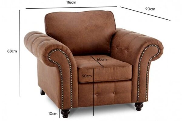 Oakland Armchair – Vintage Elegance Meets Modern Comfort - Image 5