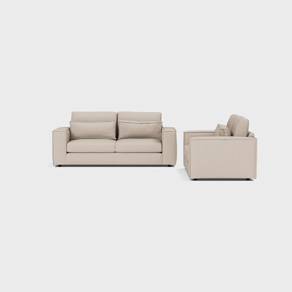 Sloane Plush Velvet 3+2 Seater Sofa Set | Elegant & Comfortable Seating - Image 3