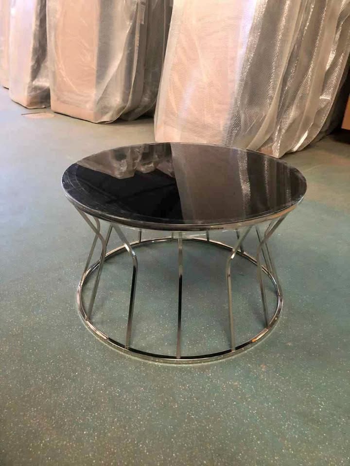 "Turkish Round Coffee Table" - Image 3