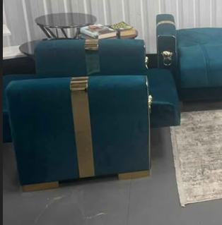 "Teal Lion 1-Seater Sofa Bed Convertible Comfort" - Image 2