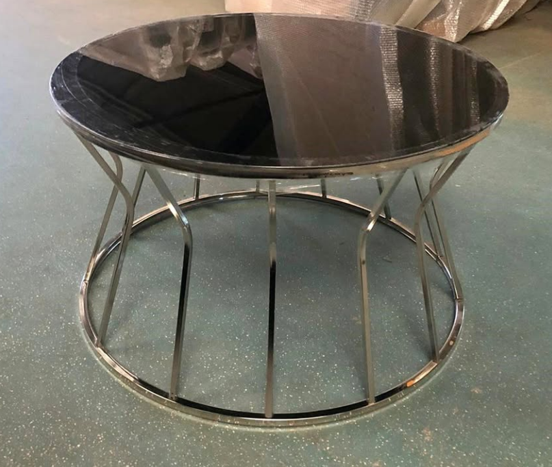 "Turkish Round Coffee Table" - Image 2