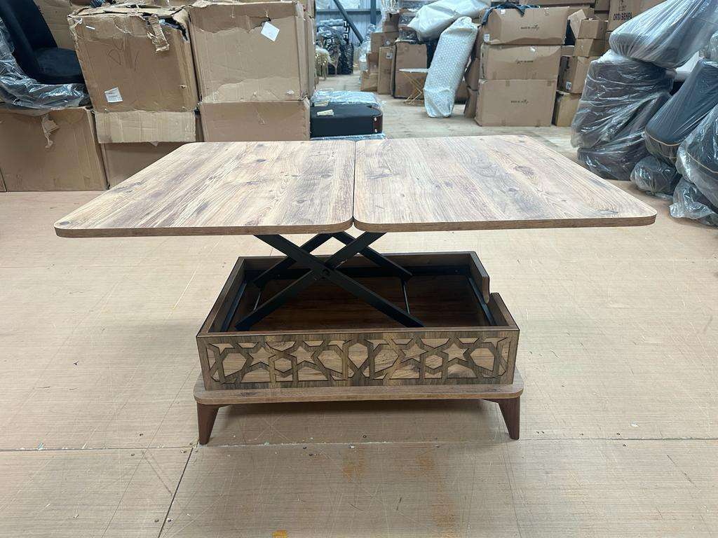 "Turkish Walnut Smart Coffee Table" - Image 3
