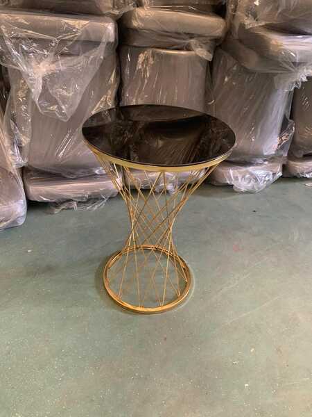 "Turkish Gold Leg Spider Side Coffee Table" - Image 3