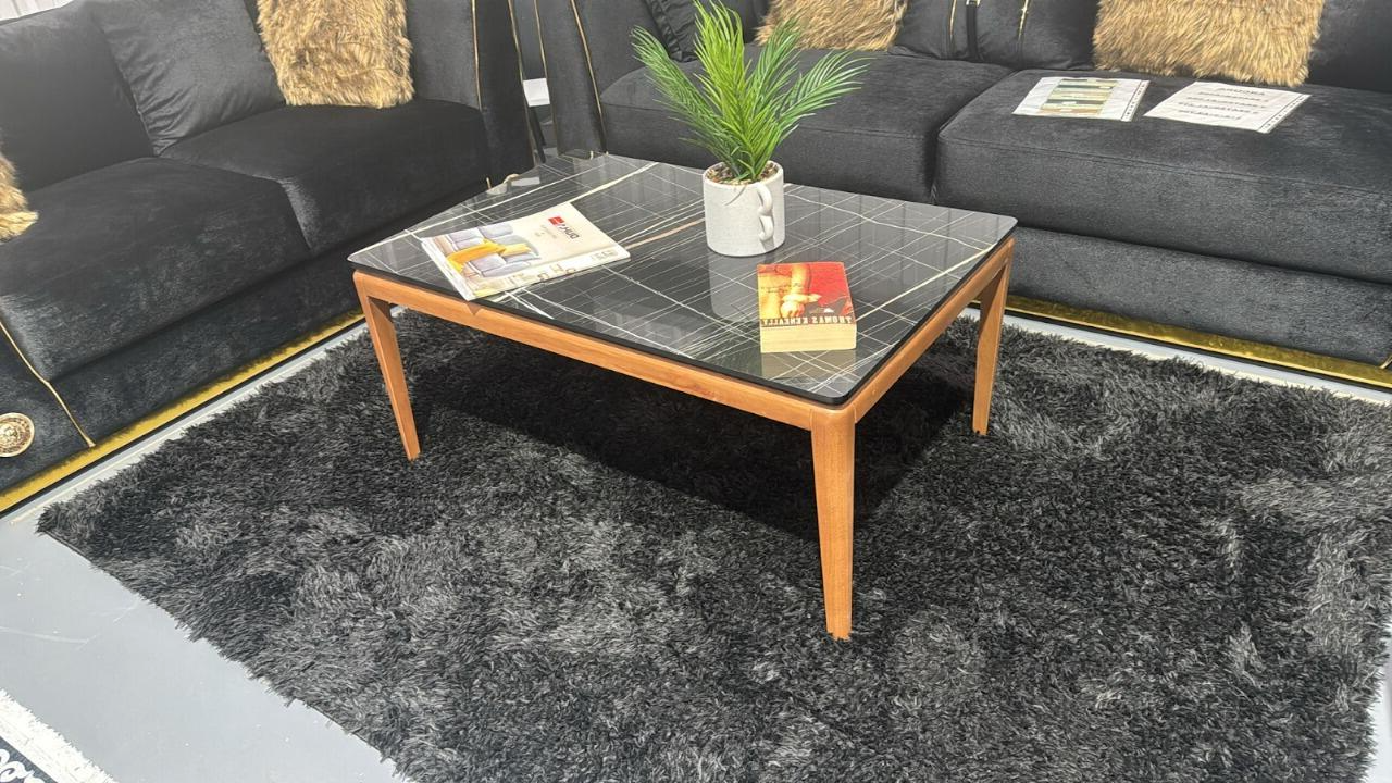 "Turkish New Natural Mermer Coffee Table"