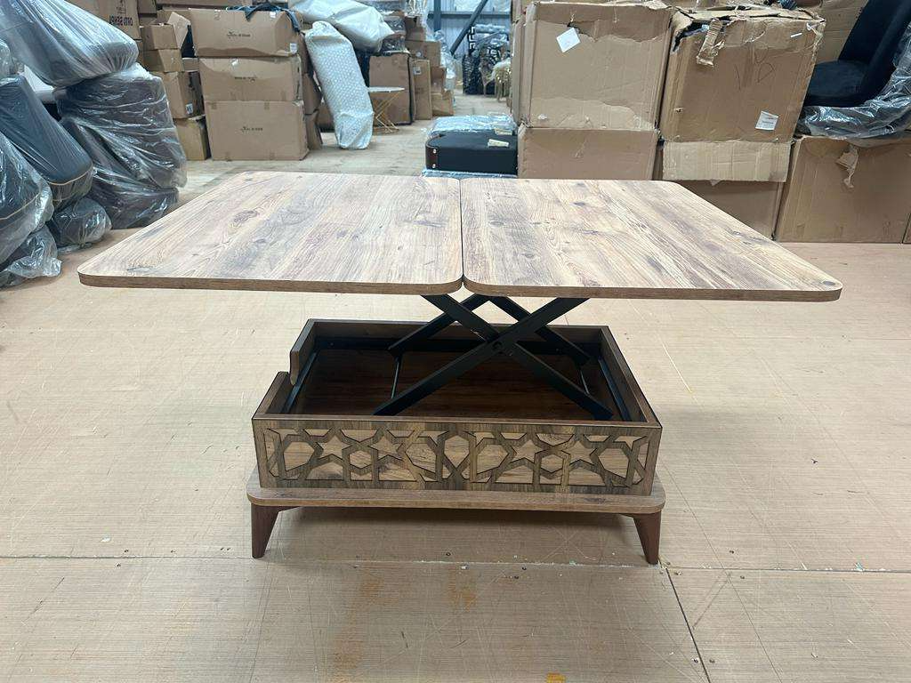 "Turkish Walnut Smart Coffee Table"